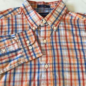Saddlebred Poly/Cotton Button Down Shirt Mens M
